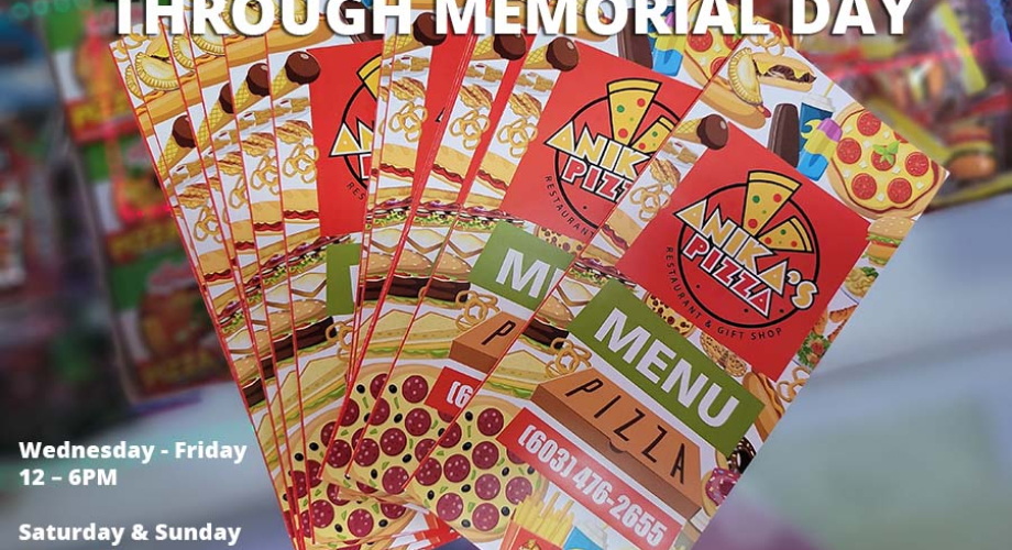 We're Open All Memorial Day Weekend!