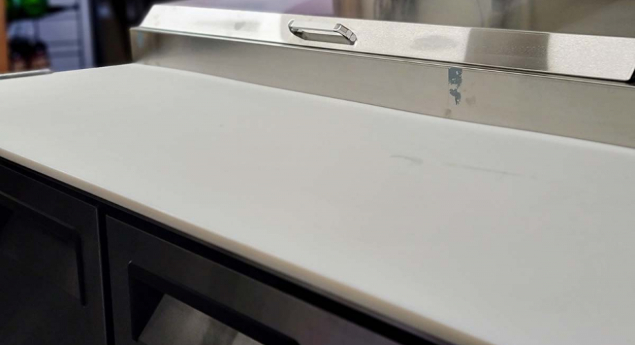 New Pizza Prep Station, Griddle, and Fryers
