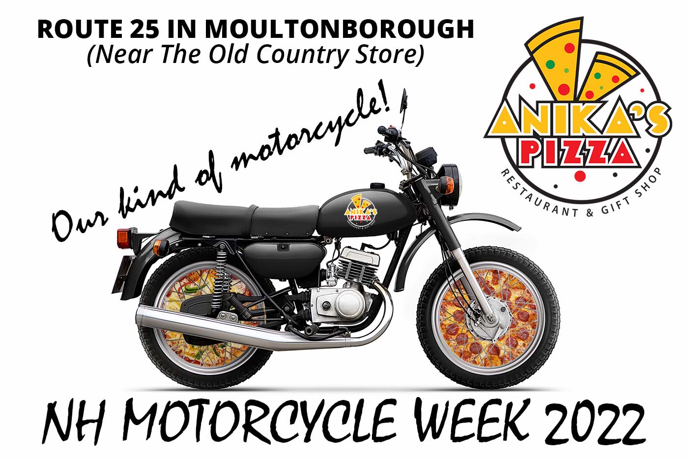 Laconia Motorcycle Week Pizza Place